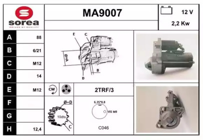 Стартер SNRA MA9007