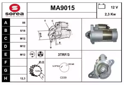 Стартер SNRA MA9015