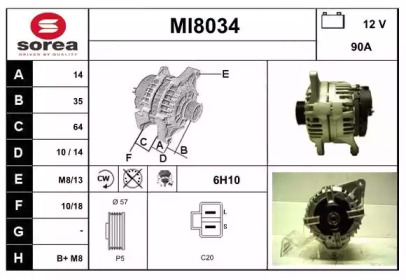 Генератор SNRA MI8034