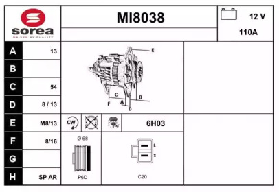 Генератор SNRA MI8038