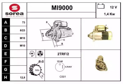 Стартер SNRA MI9000