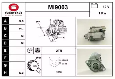 Стартер SNRA MI9003