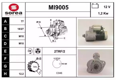 Стартер SNRA MI9005