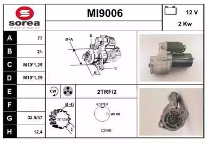 Стартер SNRA MI9006