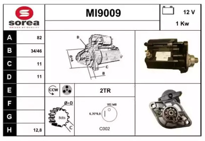 Стартер SNRA MI9009