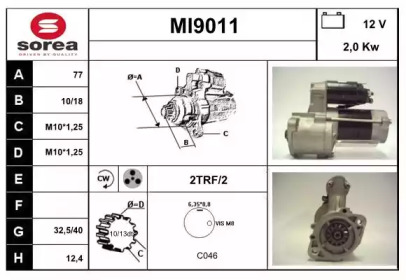 Стартер SNRA MI9011