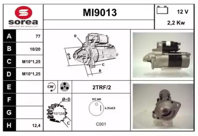 Стартер SNRA MI9013