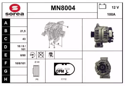 Генератор SNRA MN8004