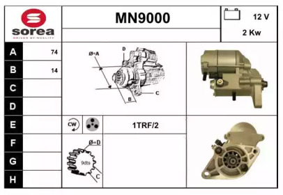 Стартер SNRA MN9000