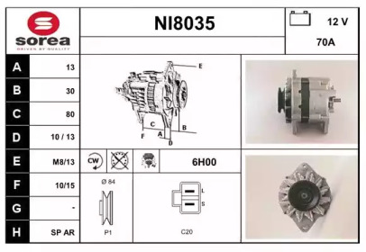 Генератор SNRA NI8035