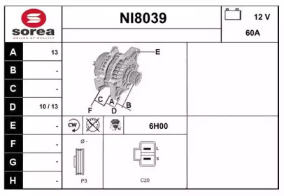 Генератор SNRA NI8039