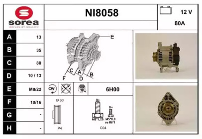  SNRA NI8058