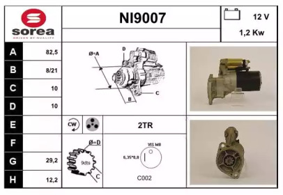 Стартер SNRA NI9007