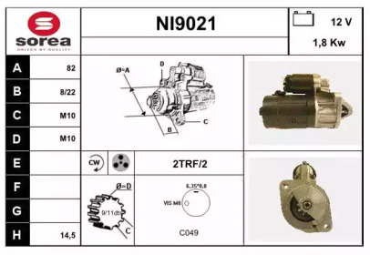 Стартер SNRA NI9021