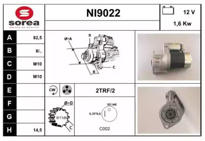 Стартер SNRA NI9022