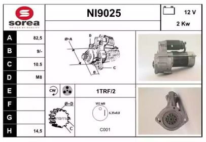 Стартер SNRA NI9025