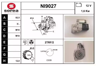 Стартер SNRA NI9027