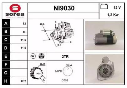 Стартер SNRA NI9030