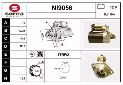 Стартер SNRA NI9056