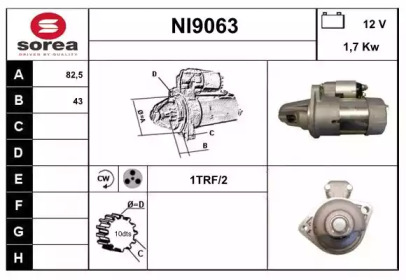 Стартер SNRA NI9063