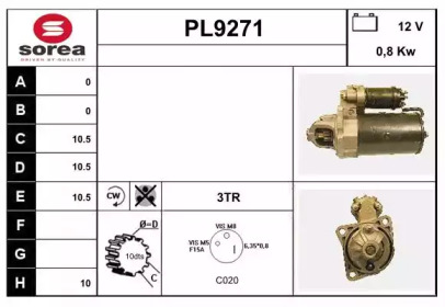 Стартер SNRA PL9271