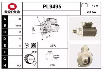 Стартер SNRA PL9495