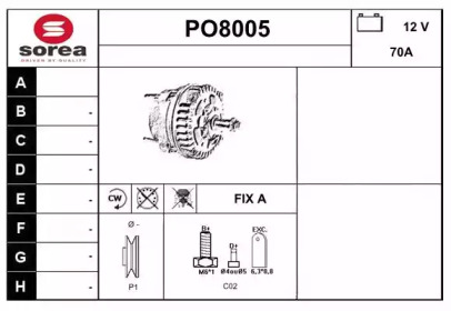 Генератор SNRA PO8005