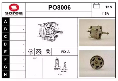 Генератор SNRA PO8006