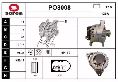 Генератор SNRA PO8008