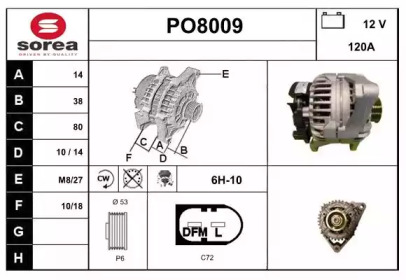 Генератор SNRA PO8009