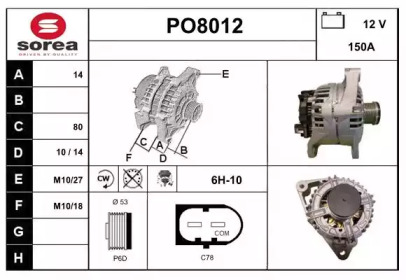 Генератор SNRA PO8012