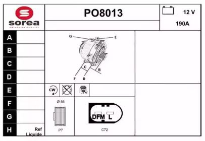 Генератор SNRA PO8013