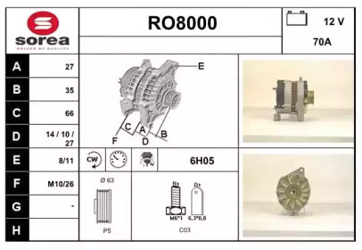 Генератор SNRA RO8000