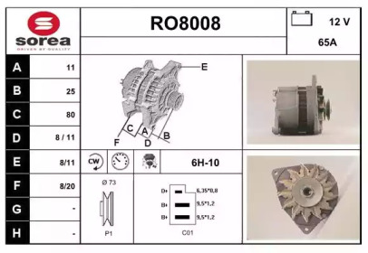 Генератор SNRA RO8008