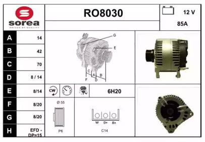 Генератор SNRA RO8030