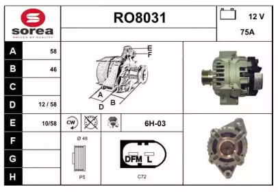 Генератор SNRA RO8031