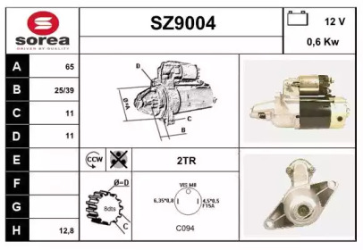 Стартер SNRA SZ9004