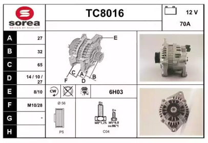  SNRA TC8016