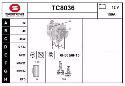  SNRA TC8036