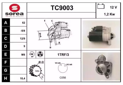 Стартер SNRA TC9003