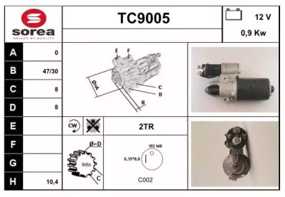 Стартер SNRA TC9005