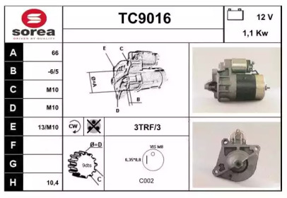 Стартер SNRA TC9016