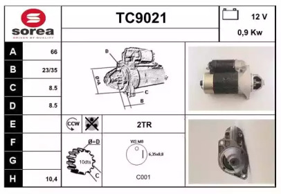 Стартер SNRA TC9021