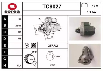 Стартер SNRA TC9027