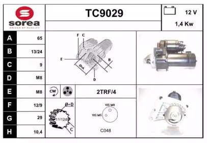 Стартер SNRA TC9029