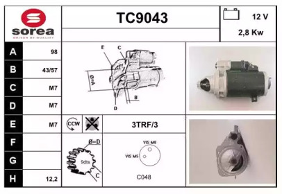 Стартер SNRA TC9043