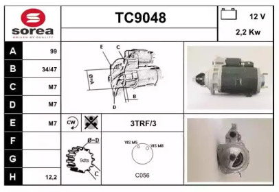 Стартер SNRA TC9048