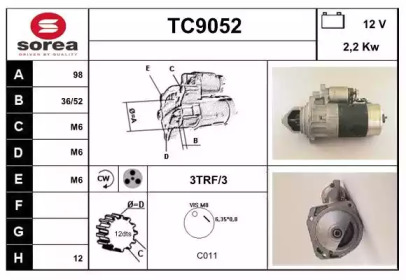 Стартер SNRA TC9052