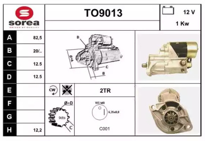 Стартер SNRA TO9013