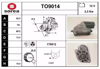 Стартер SNRA TO9014